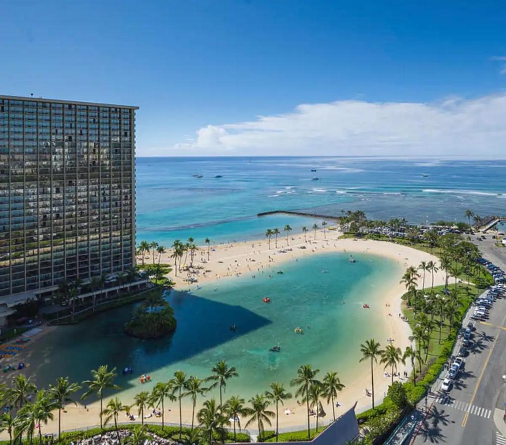 檀香山Ilikai #1743 Panoramic Views On Waikiki Beach公寓式酒店 外观 照片